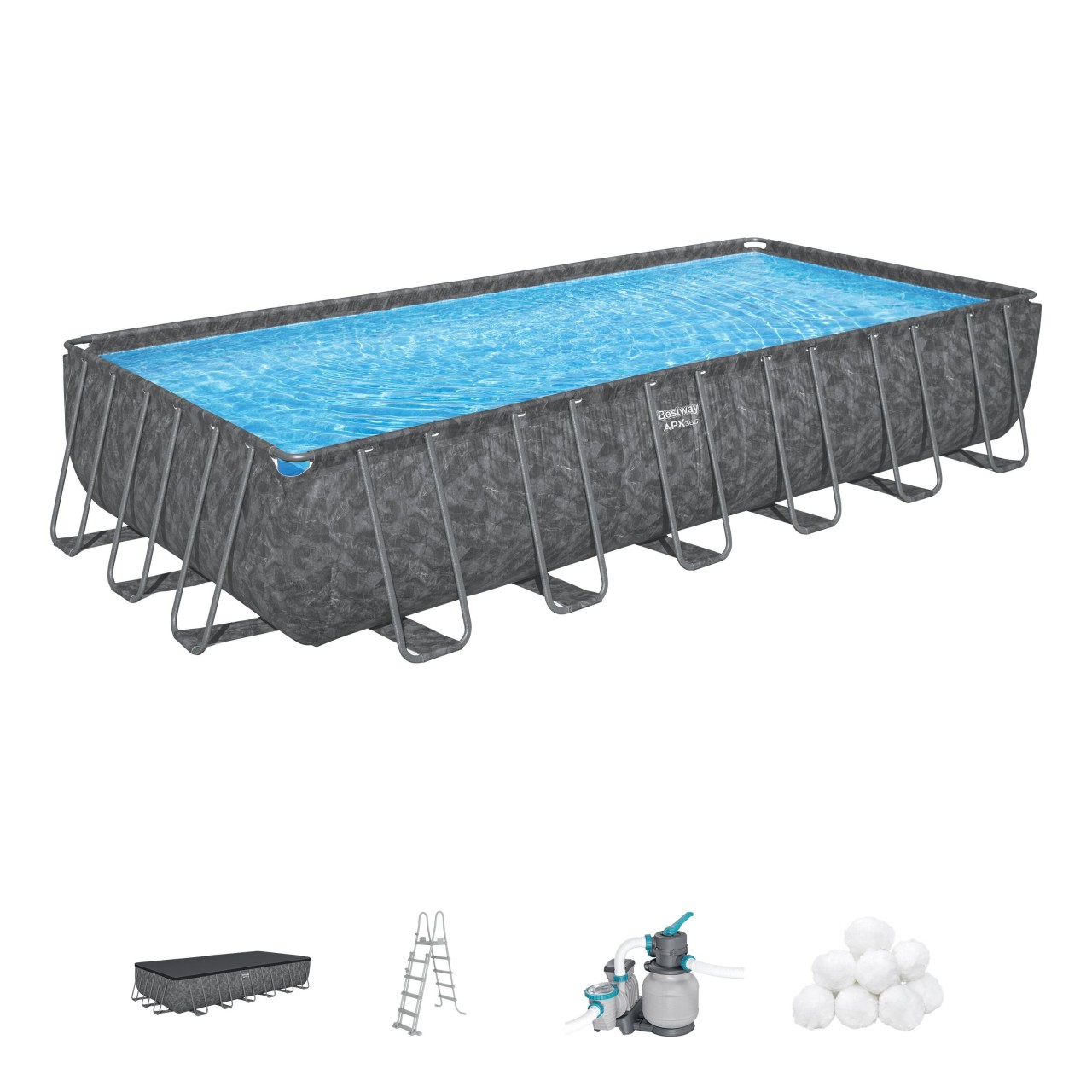 Raamiga bassein 24FT 732x366x132cm APX 365 BESTWAY