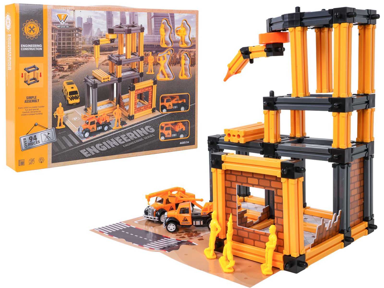Garage Construction Site Set + Accessories and Figures