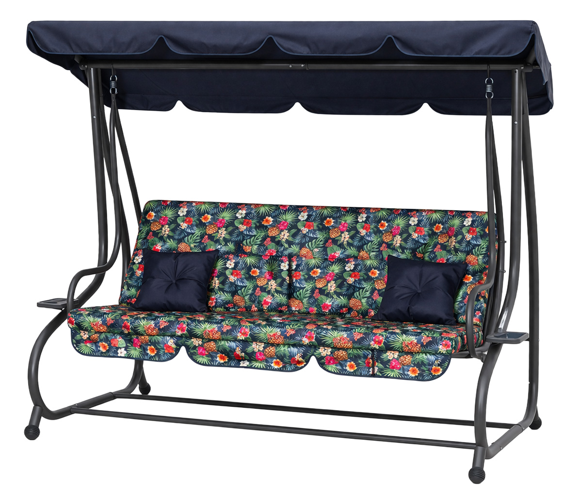 Aiakiik, tekstiilist iste, 2x1, TROPIC MUSTER
