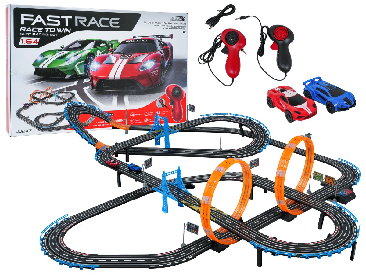 GIGA R/C võidusõidurada TOYOTA 1:43 - 182x162 cm
