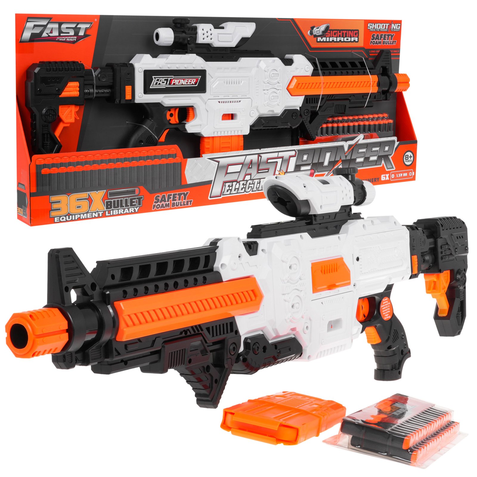 Giga vintpüss Fast Pioneer valge