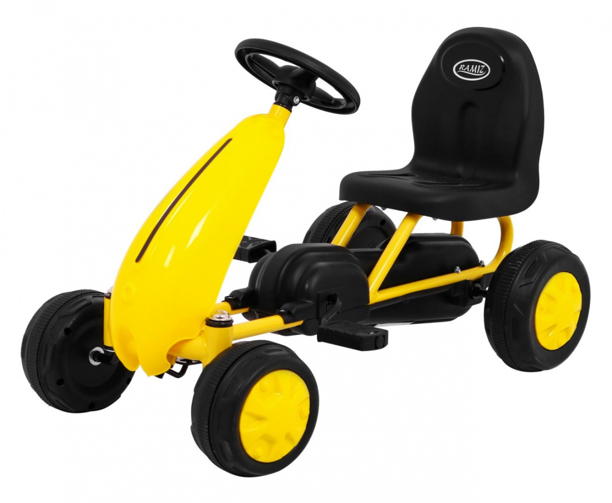 Gokart kõige väiksematele kollane