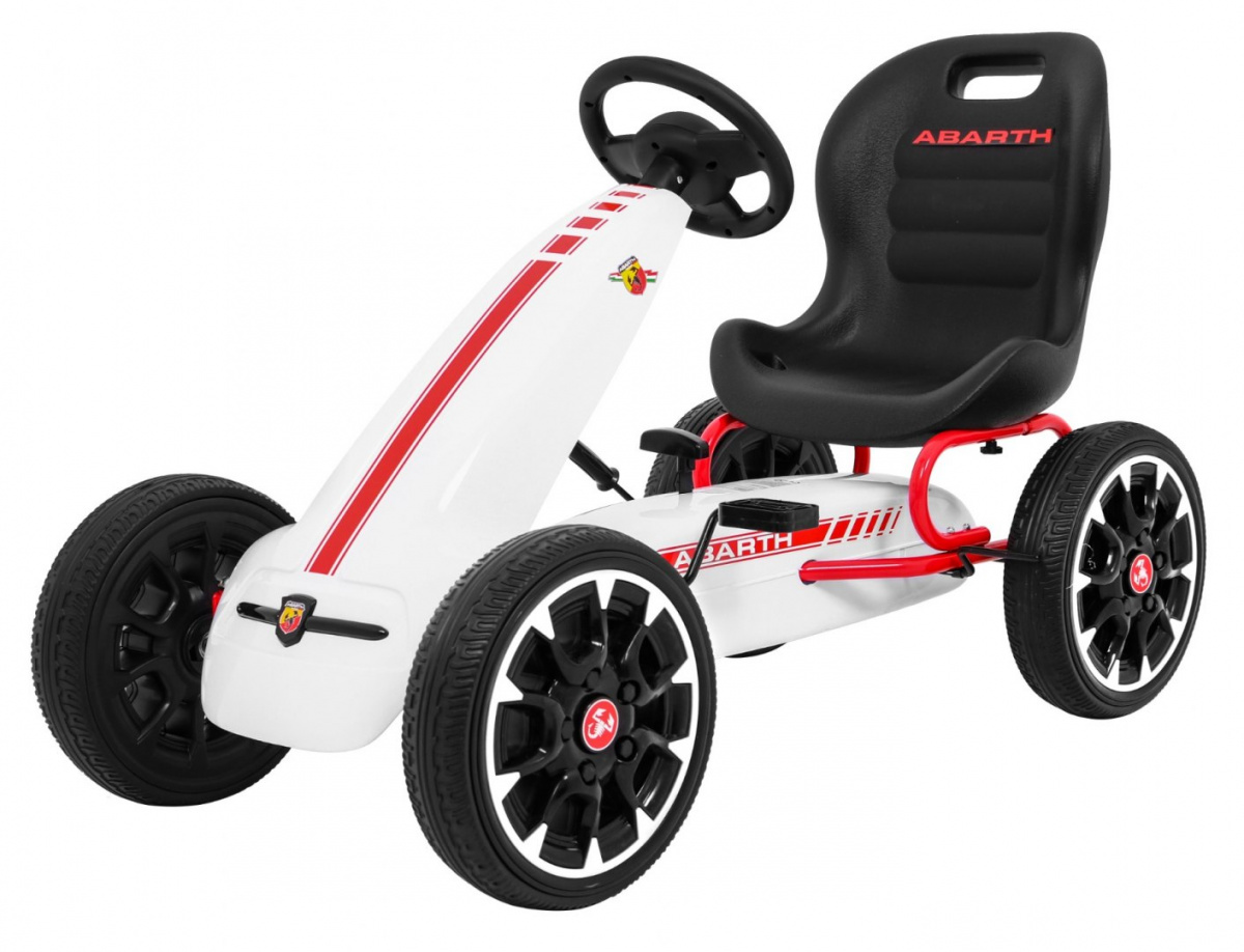 Gokart ABARTH valge