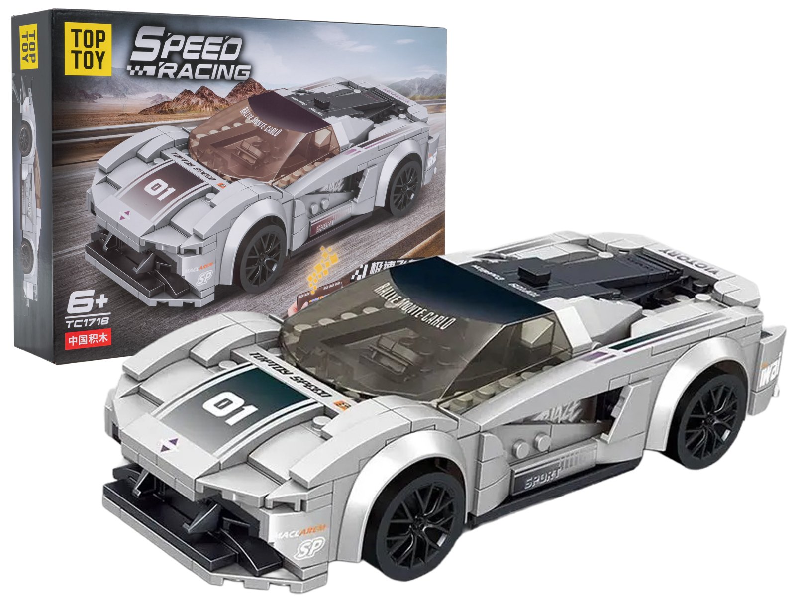 Hall R/C spordiauto komplekt