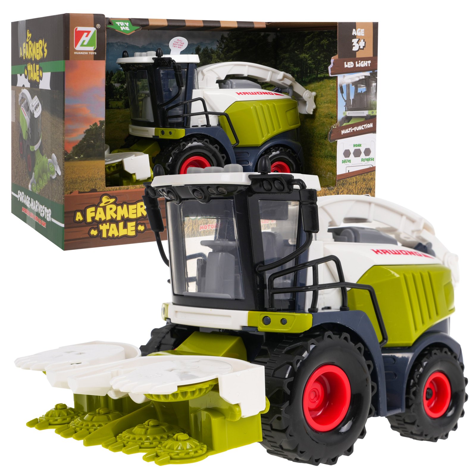 harvester with sound function