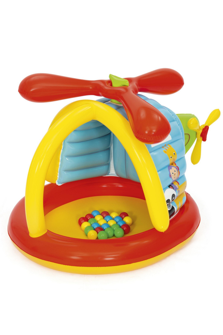 Helikopterileikkikehä palloilla Fisher-Price BESTWAY