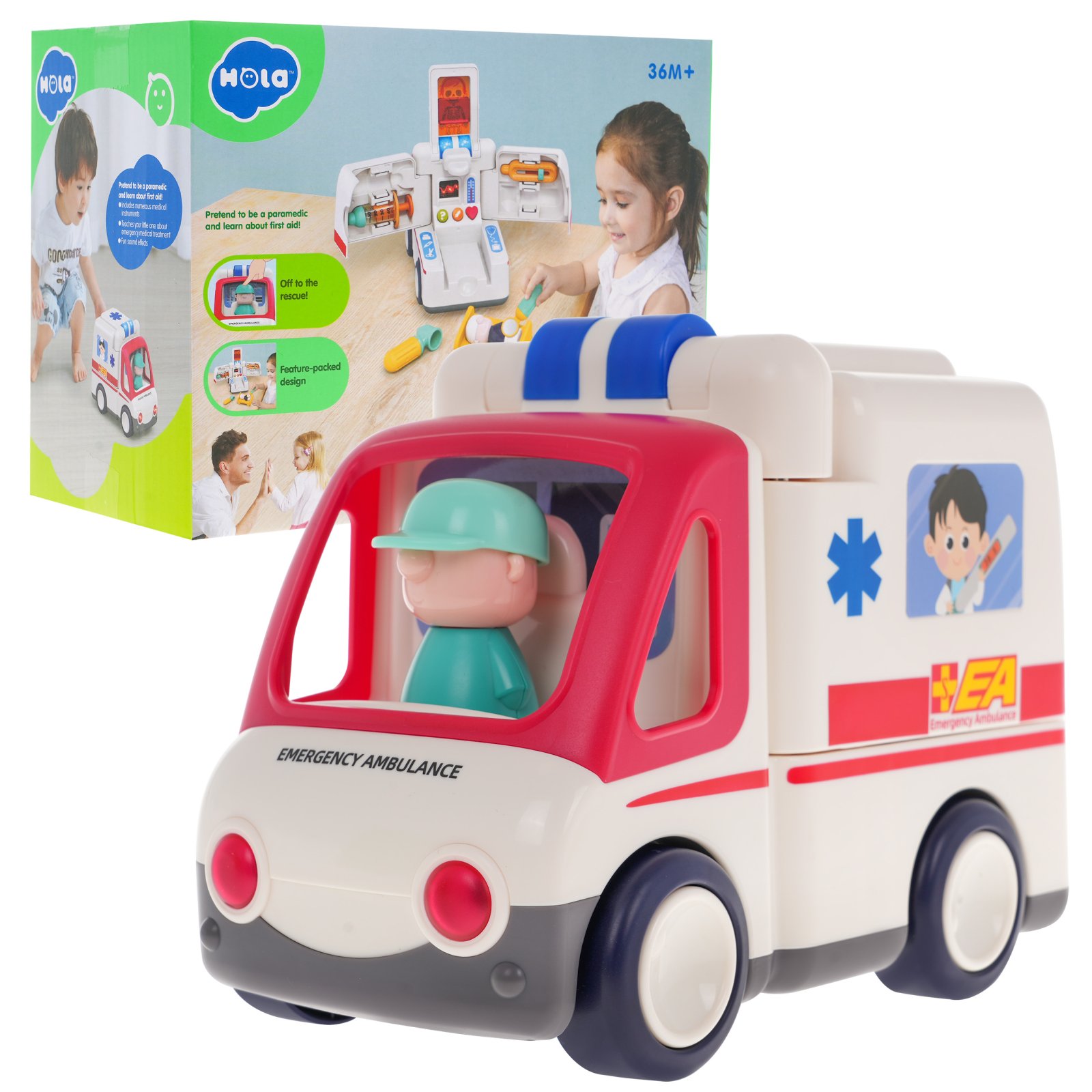 HOLA kiirabiauto + tarvikud
