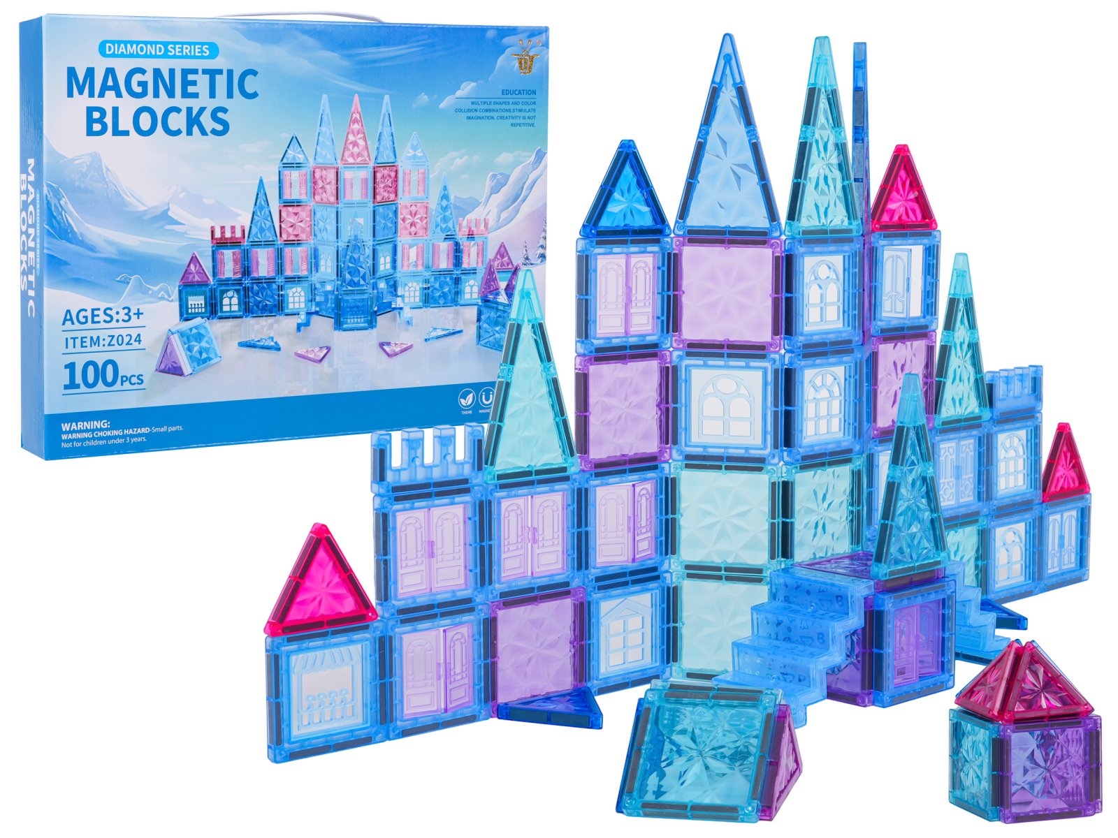 ICE SNOW magnetklotside komplekt 100 tk.