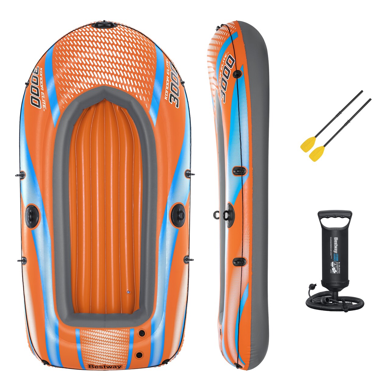 Täispuhutav paat Condor 3000, 246 cm x 122 cm BESTWAY