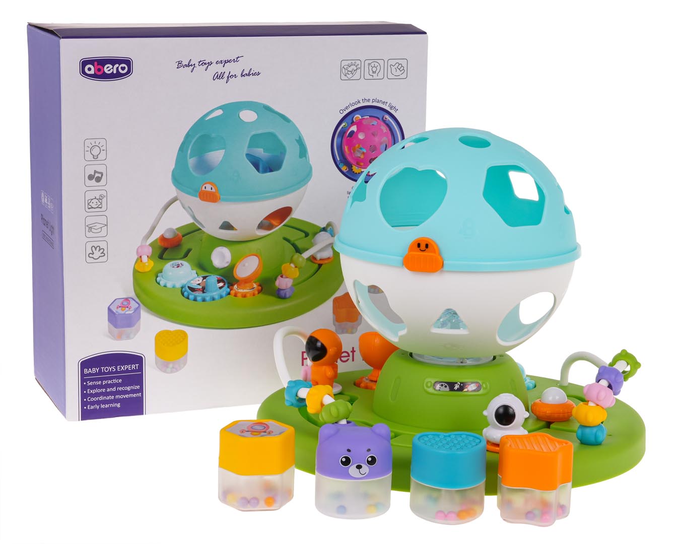 Interactive Sorter with Light and Sound Function Blue