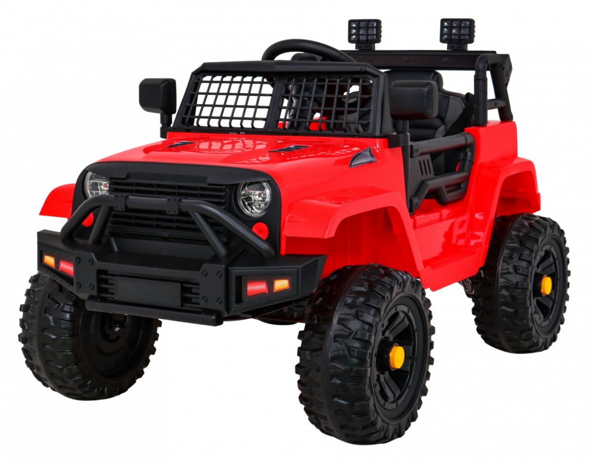 Jeep Dark Night punainen ajoneuvo