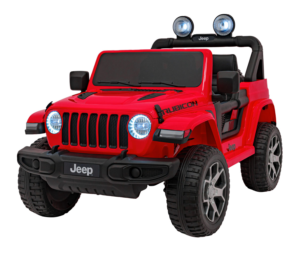 Jeep Wrangler Rubicon punane