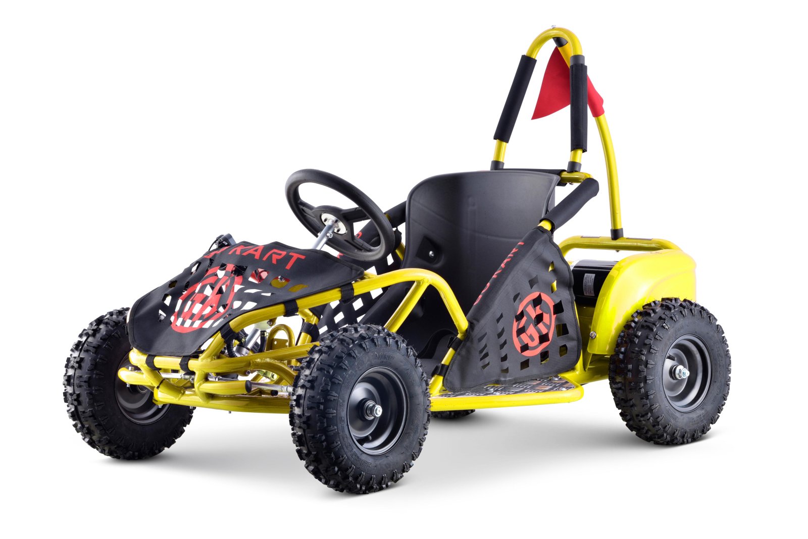 Sõiduk Kart Fast Dragon kollane