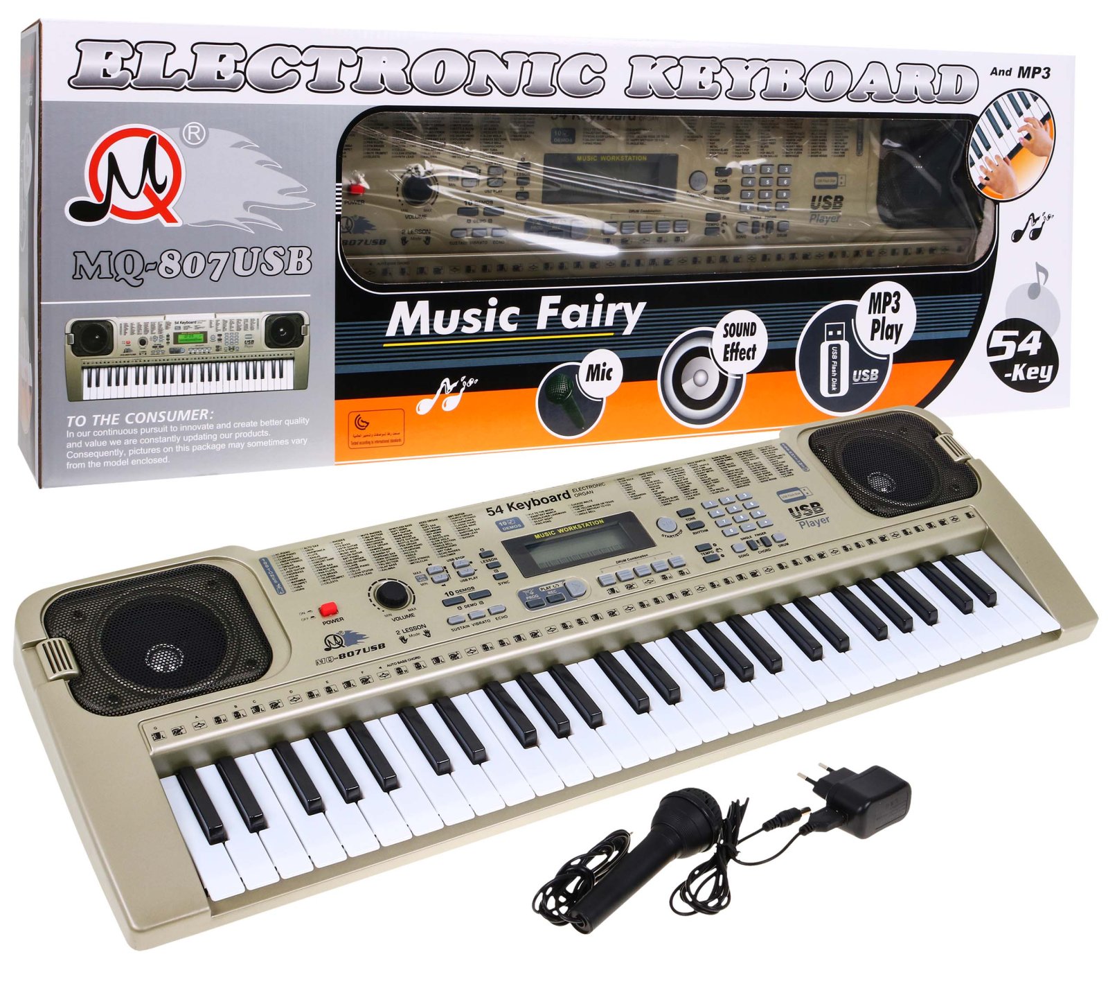 Süntesaator MQ-807USB