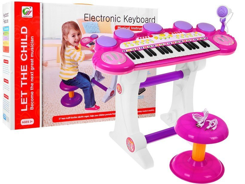 Süntesaator USB MP3 trummid 3 oktavit