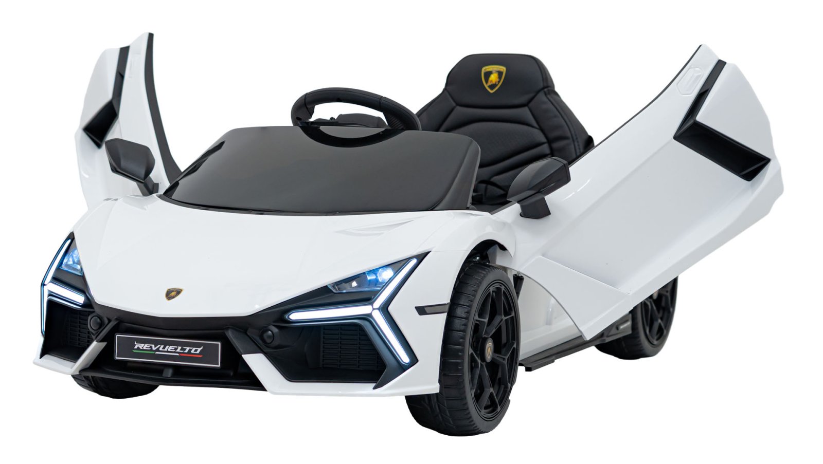 Lamborghini Revuelto valge sõiduk