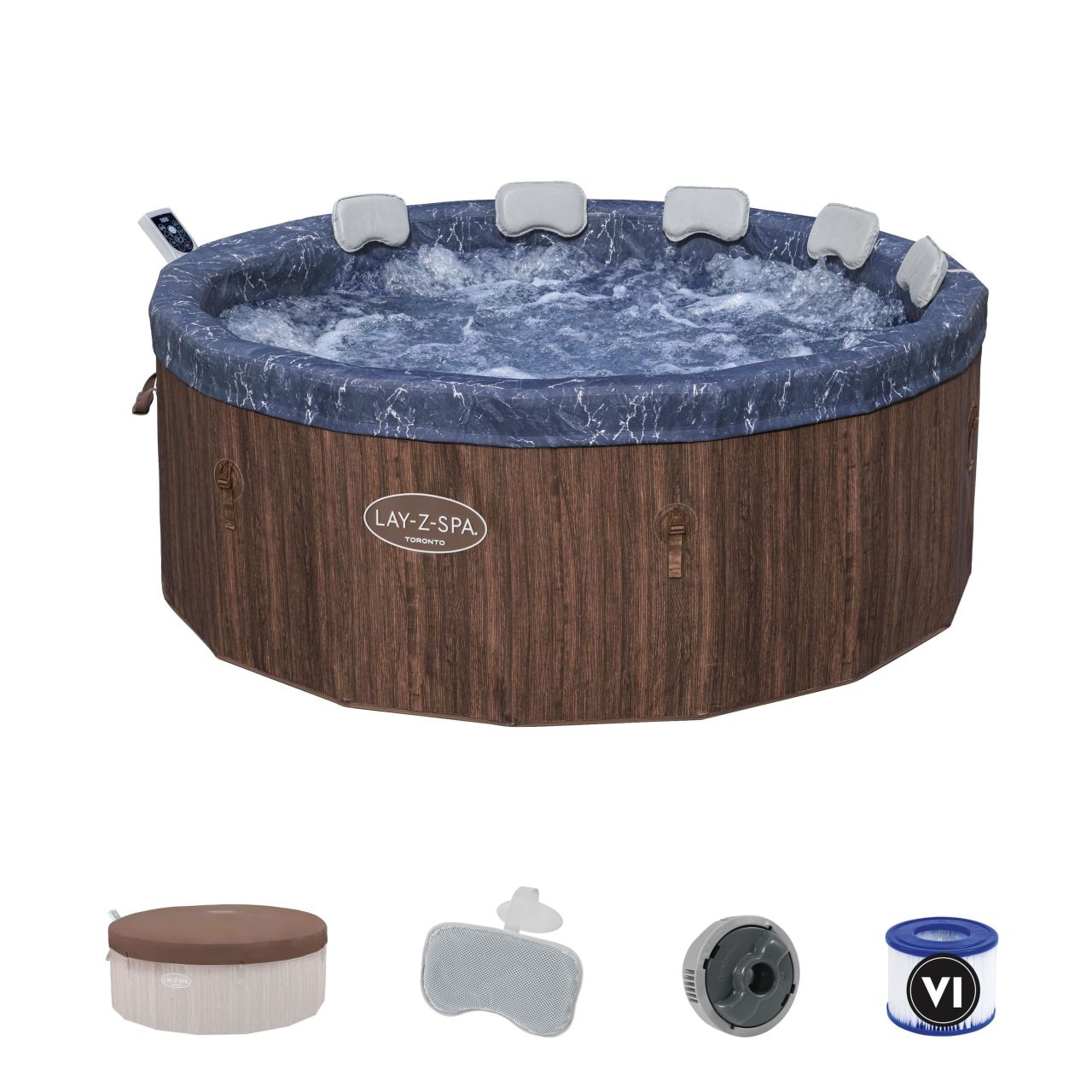 Lay-Z-Spa Toronto SMART Air Jet mullivann BESTWAY