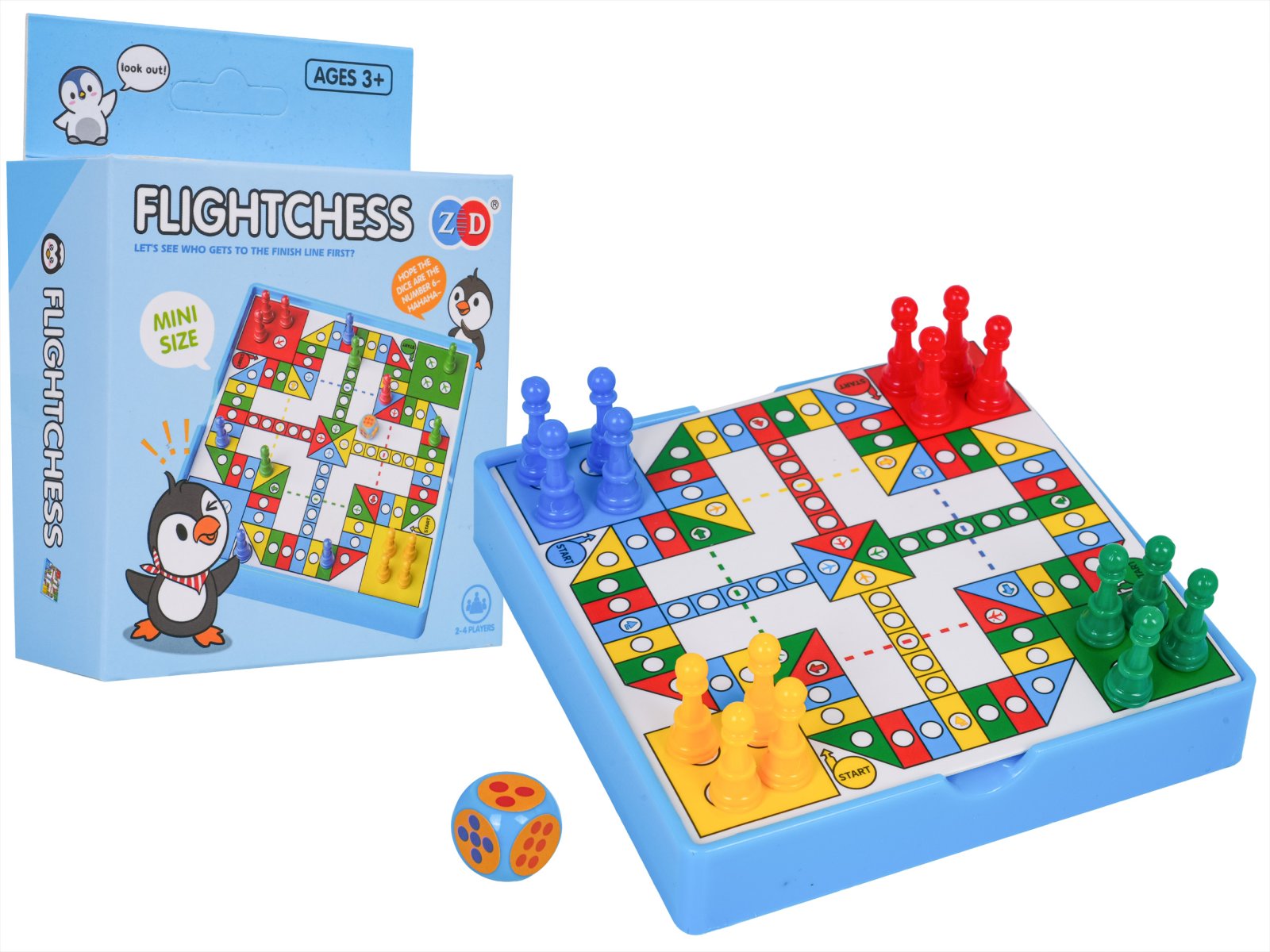 LUDO MINI Pingviini lauamäng
