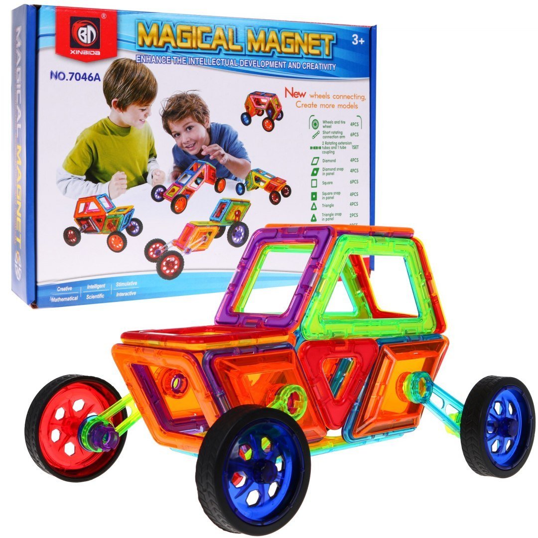 Magnetklotside komplekt 46 tk