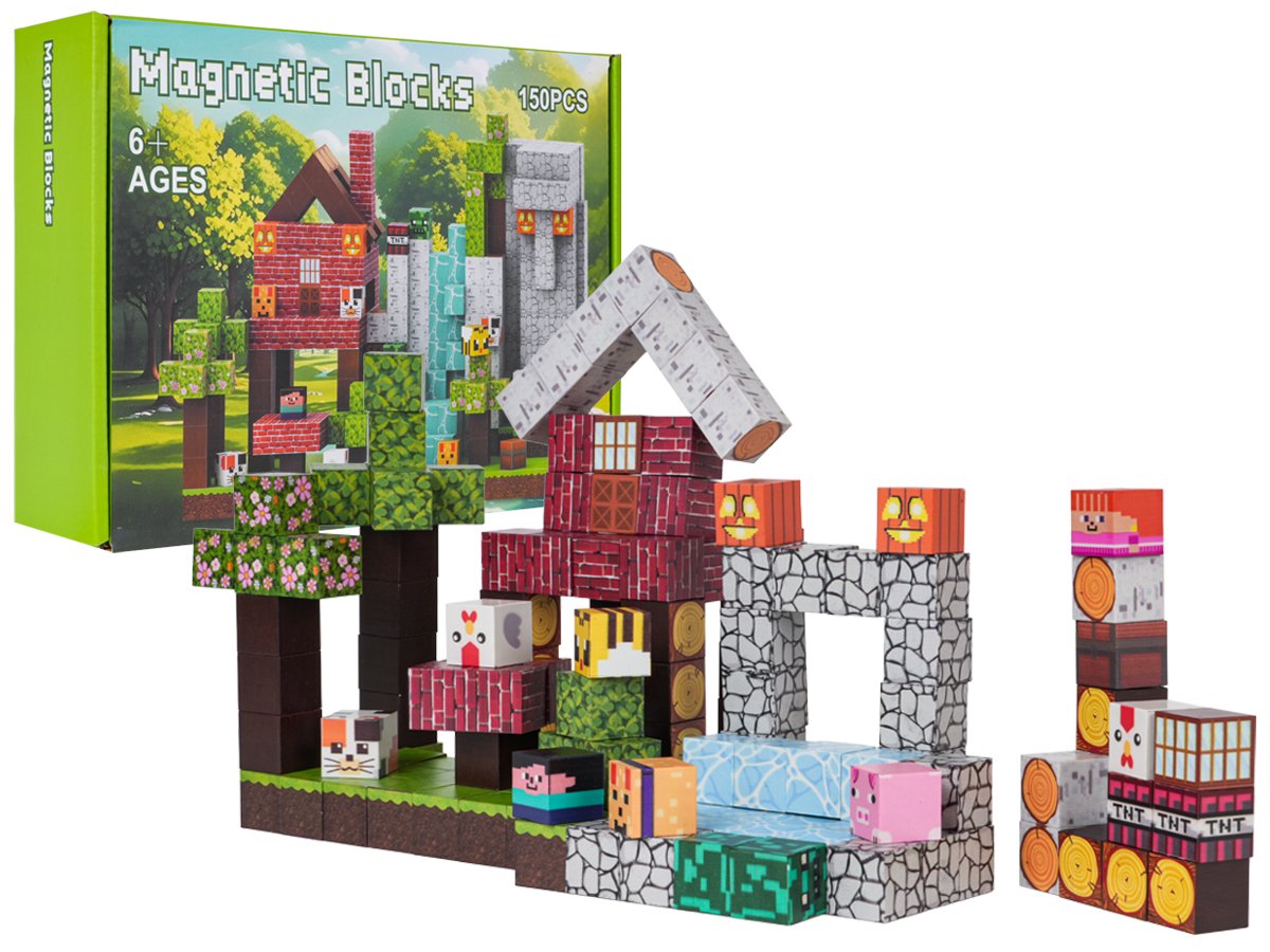 Magnetklotside komplekt 150 tk