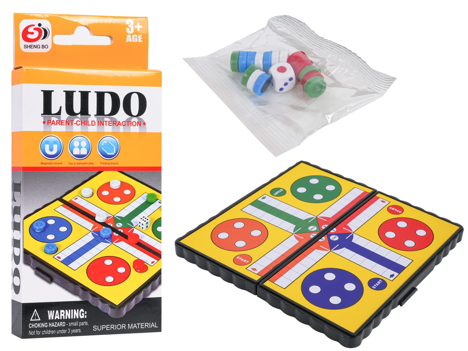 Magnetiline lauamäng Ludo
