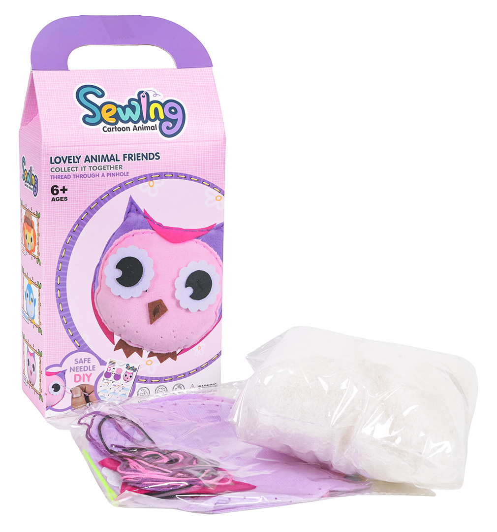 Tee ise pehme öökulli komplekt