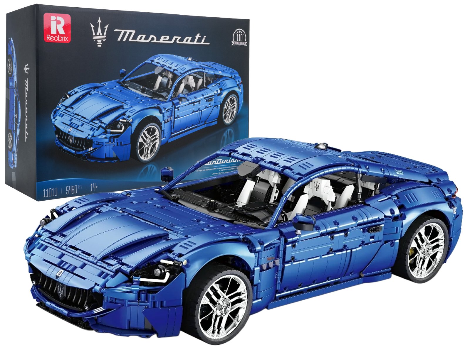Maserati sõiduki klotsikomplekt, sinine, 5480 tk.