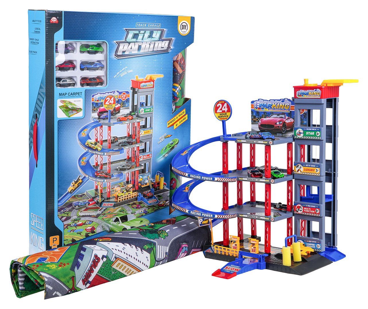 MEGA Multi-storey Car Park with Mat + Accessories
