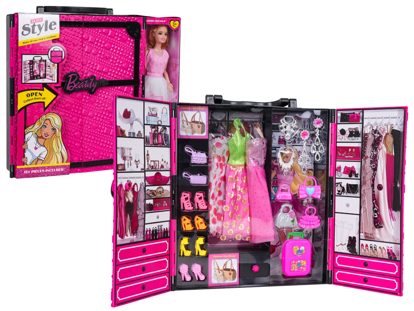 MEGA Set Wardrobe + Doll