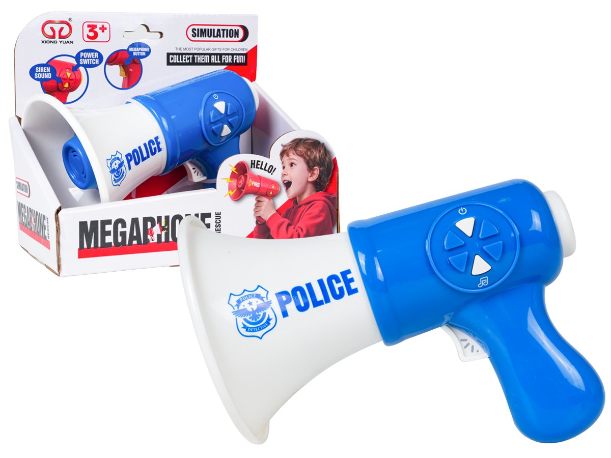 Megafon, sinine