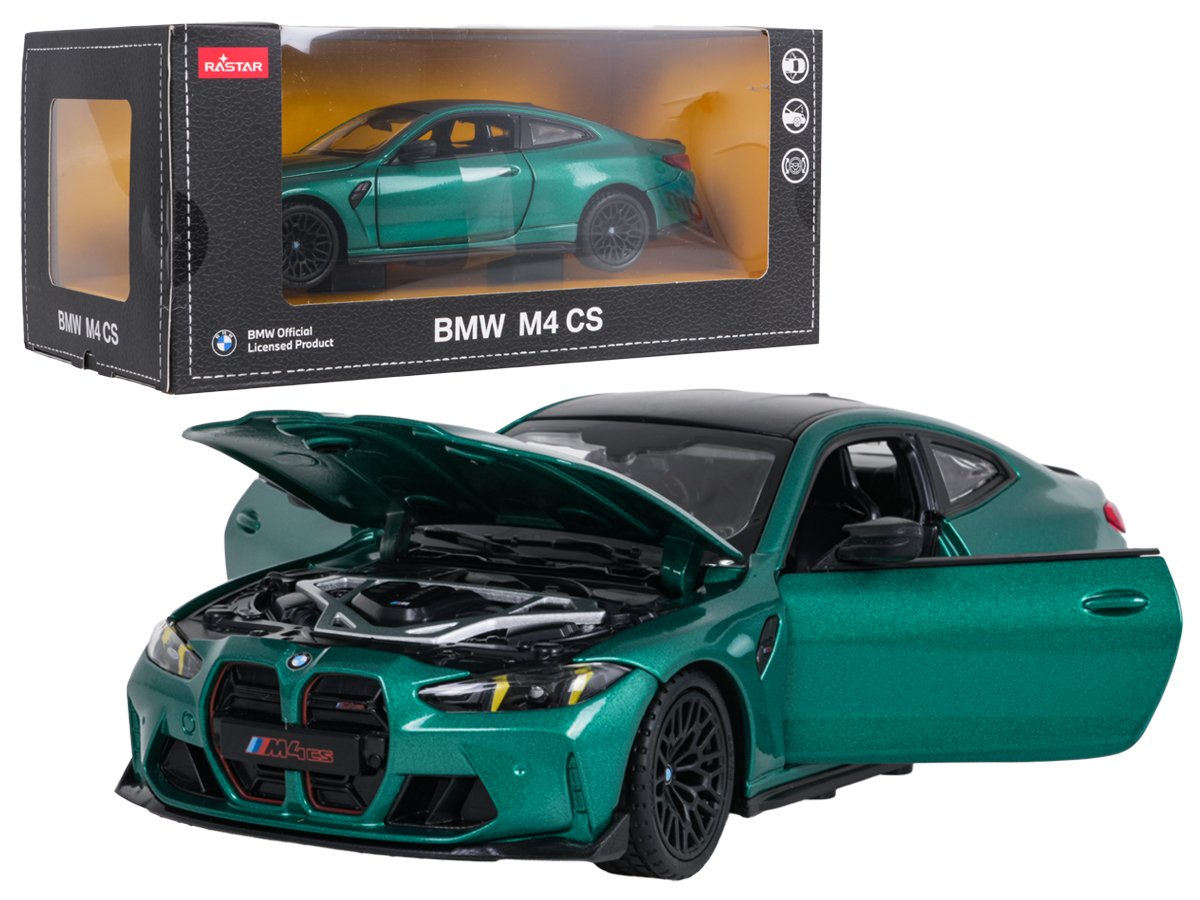 Metal Car 1:24 BMW M4 CS Green RASTAR