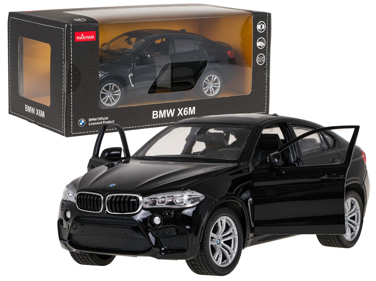 Metallauto 1:24 BMW X6M must RASTAR
