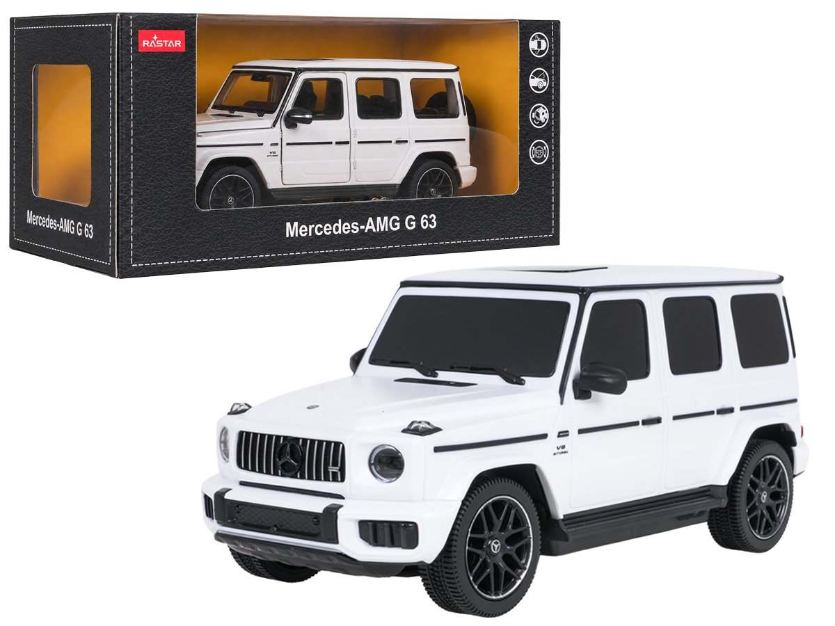 Metallauto 1:24 Mercedes AMG G63 valge RASTAR