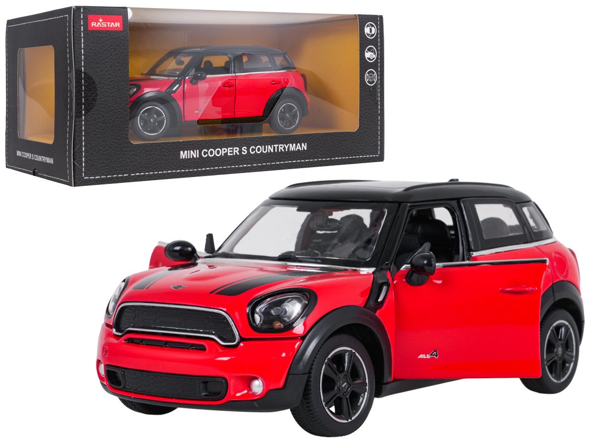 Metallauto 1:24 MINI Countryman Punane RASTAR