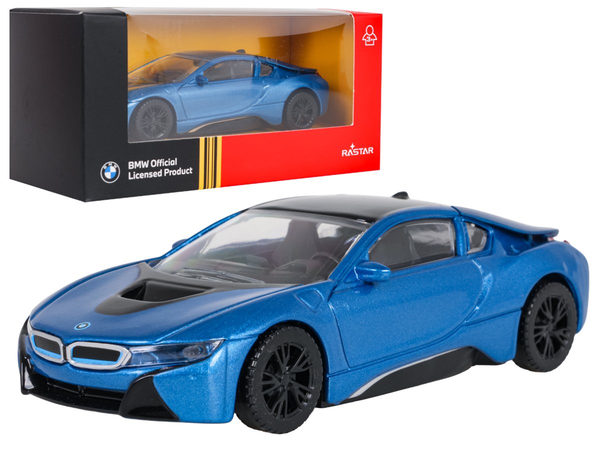 Metalliauto 1:43 BMW i8 Sininen RASTAR