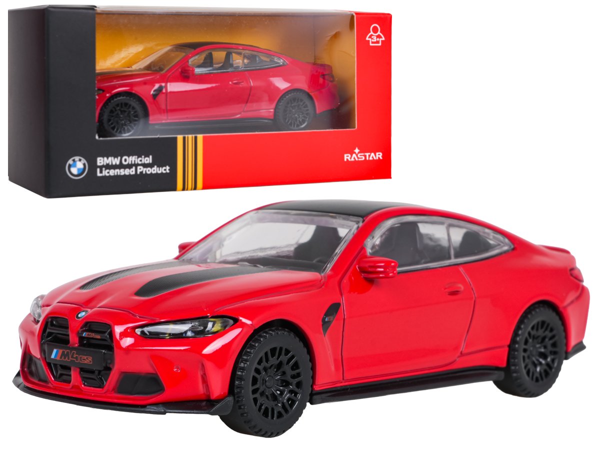 Metallauto 1:43 BMW M4 CS punane RASTAR