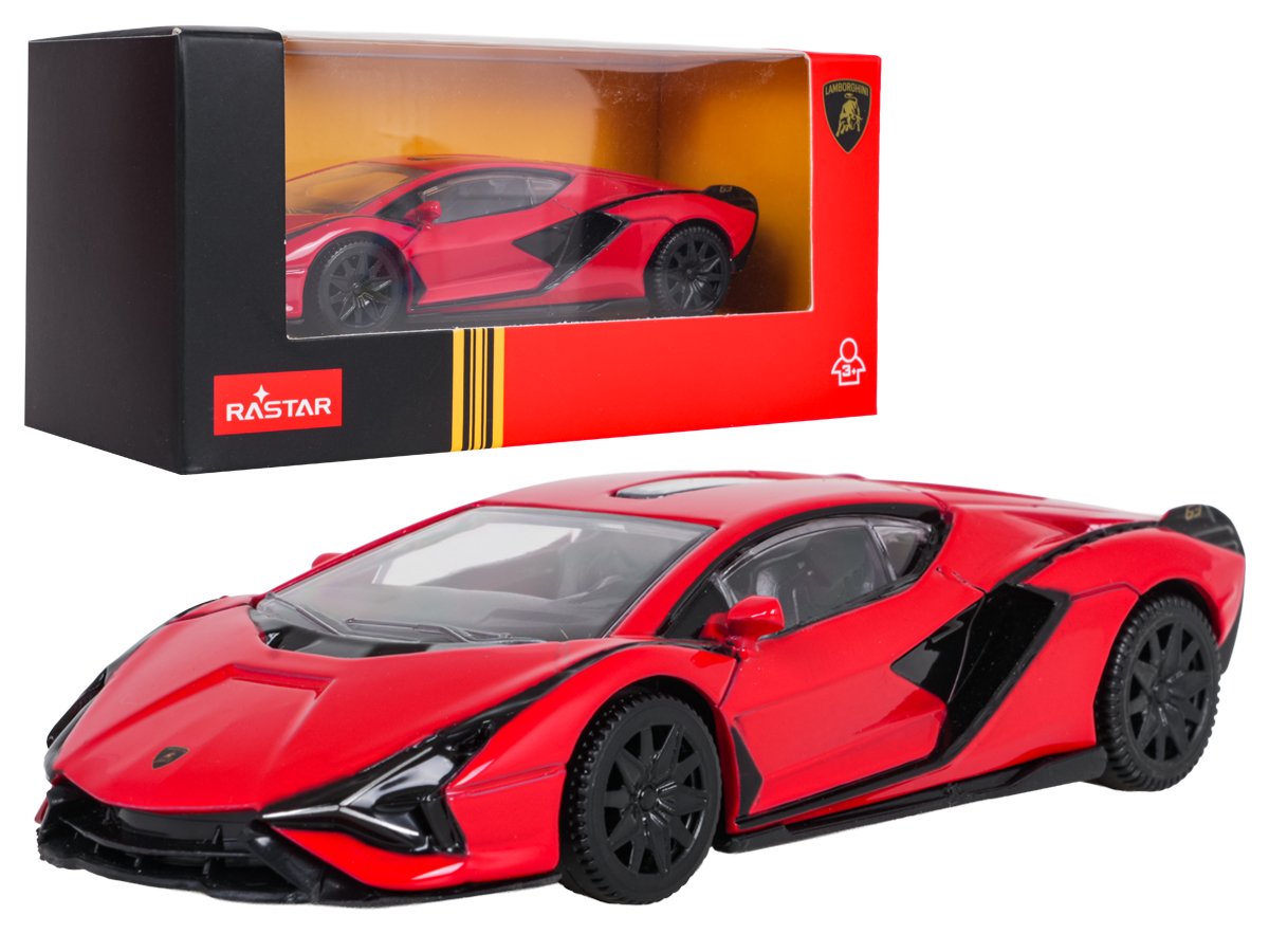 Metalliauto 1:43 Lamborghini Sian Punainen RASTAR