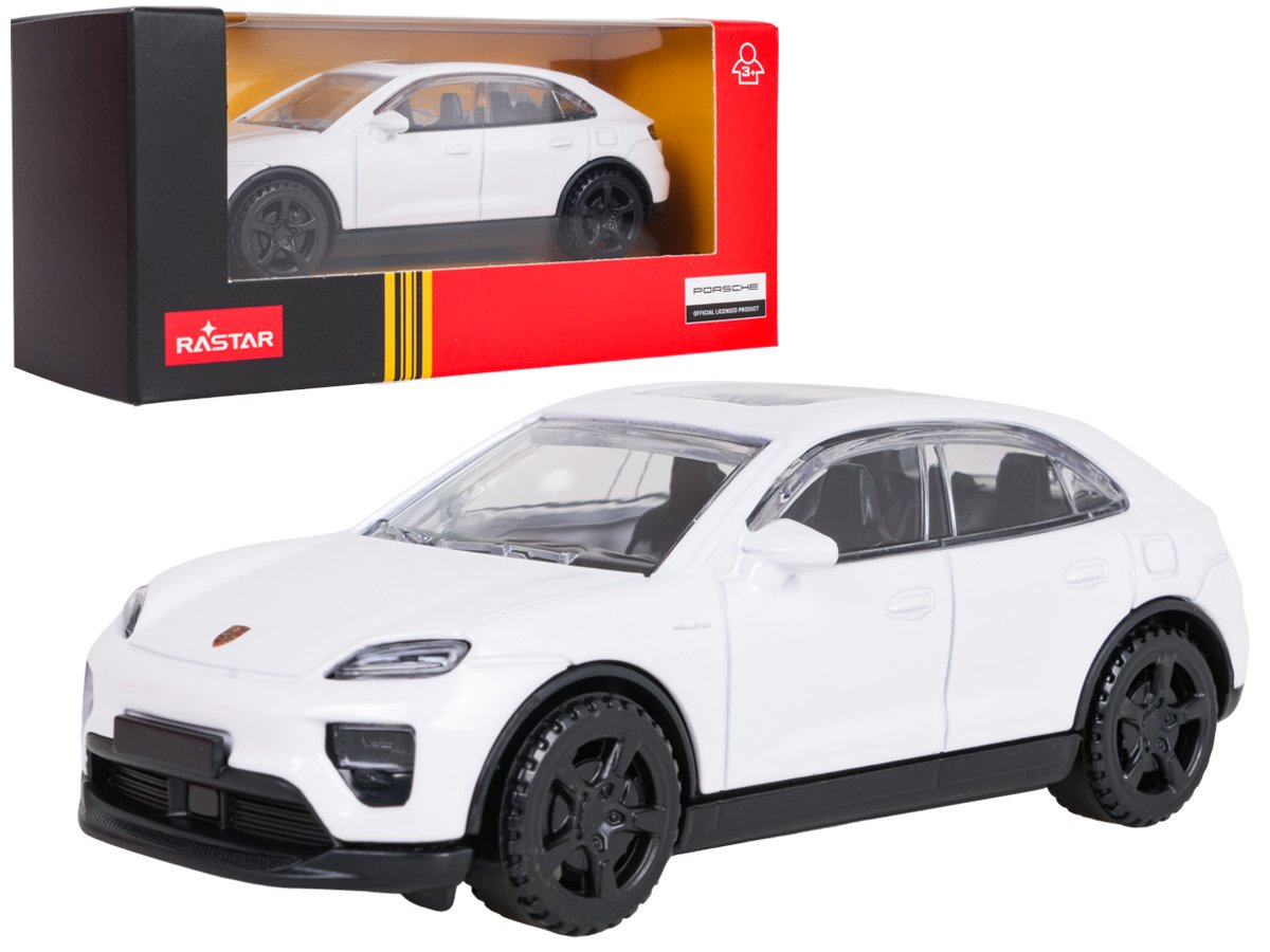 Metalliauto 1:43 Porsche Macan Valkoinen RASTAR