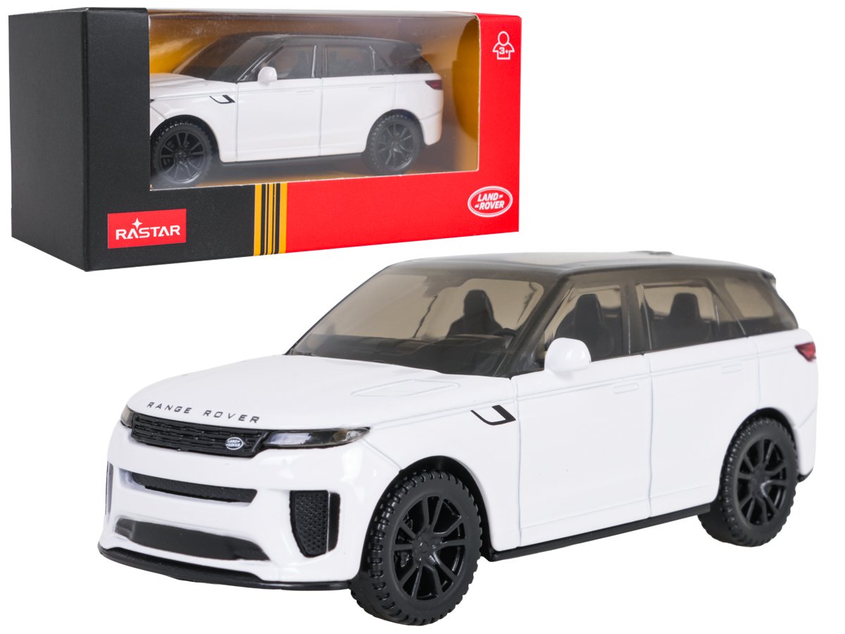 Metalliauto 1:43 Range Rover Sport SV Valkoinen RASTAR