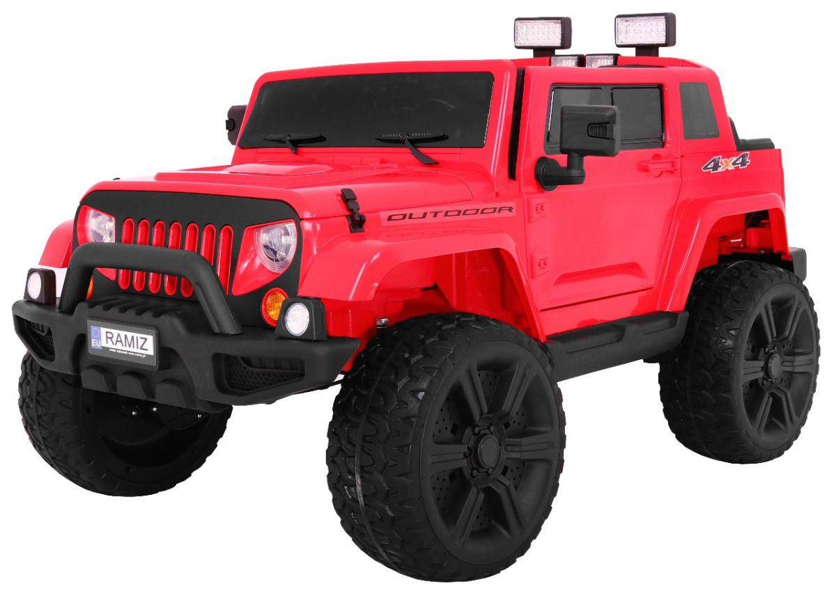 Mighty Jeep 4x4 Red