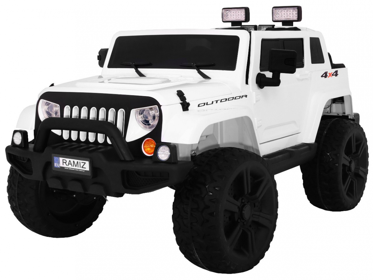 Mighty Jeep 4x4 Valge