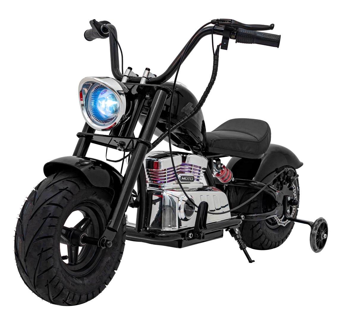 Mootorratas Chopper Warrior sõiduk must