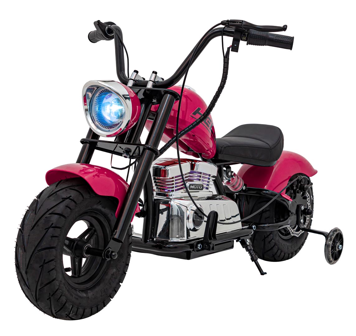 Motorcycle Chopper Warrior vehicle Pink