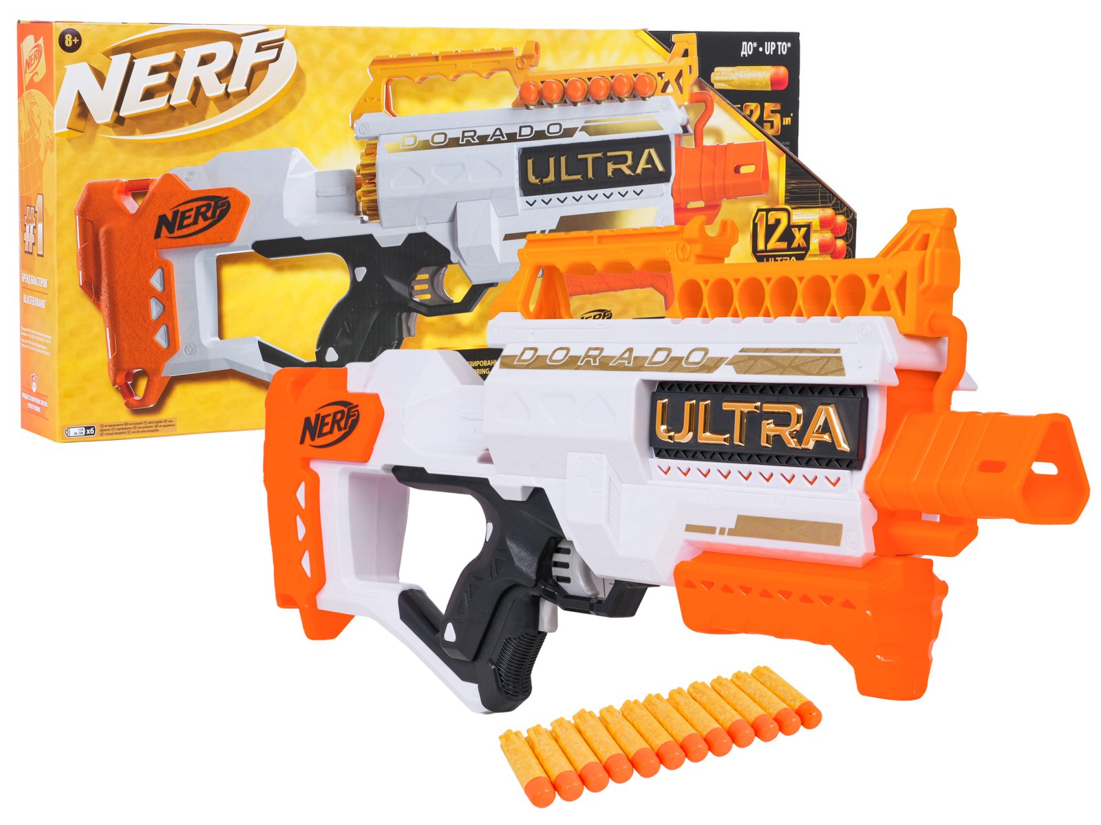 NERF Ultra DORADO püstol + nooled