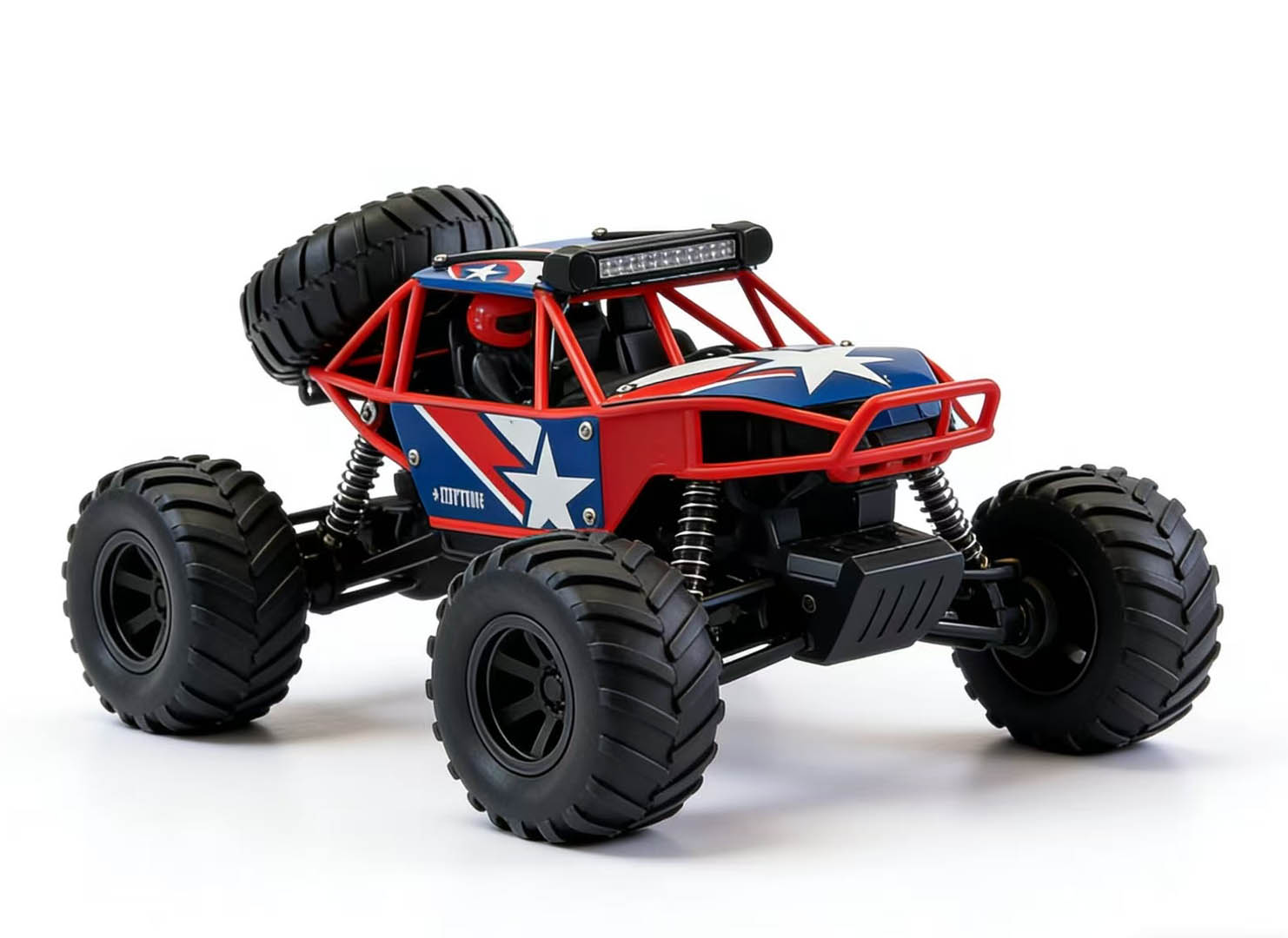 Maastur R/C 1:10 CAPITAN, sinine-punane