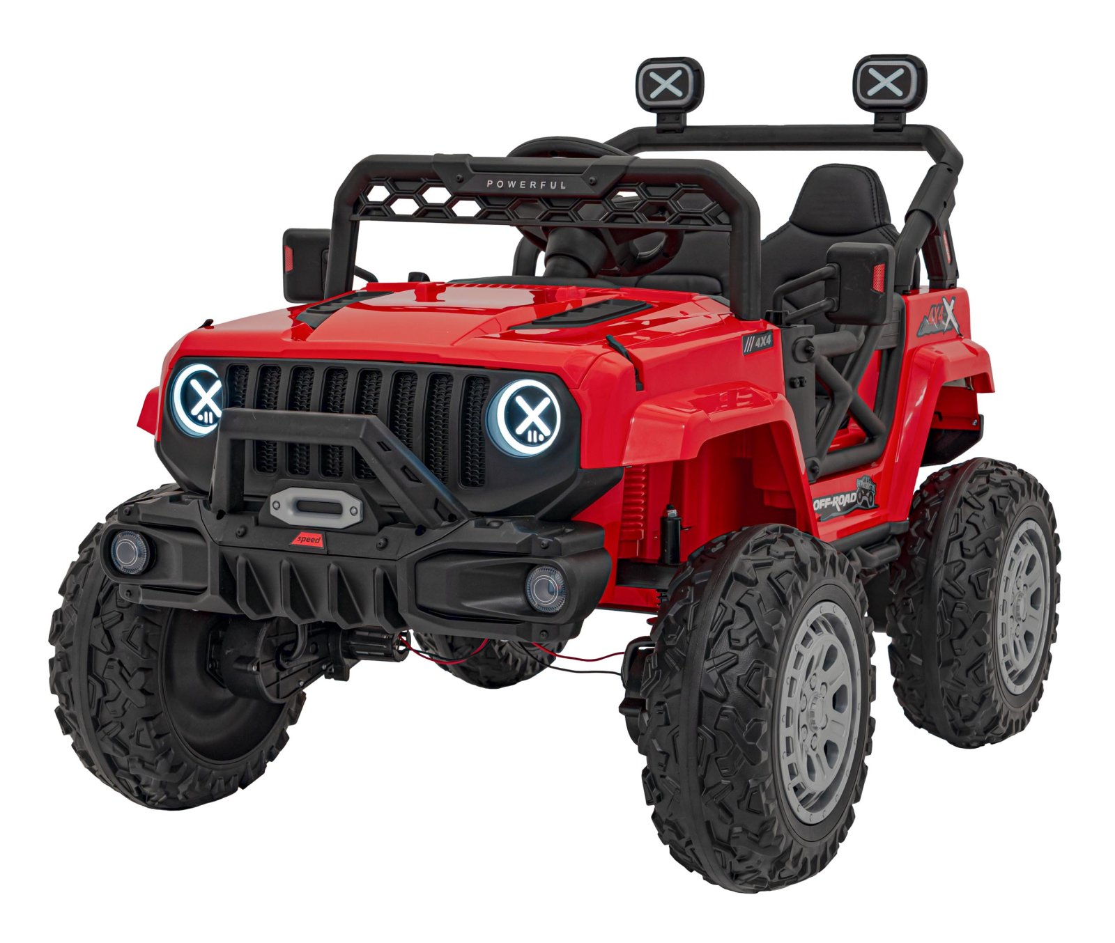 Nopea ajoneuvo OFF ROAD Speed punainen