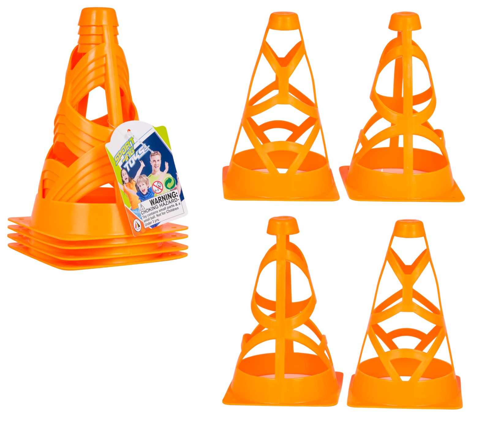 Oranžid koonused 4 tk