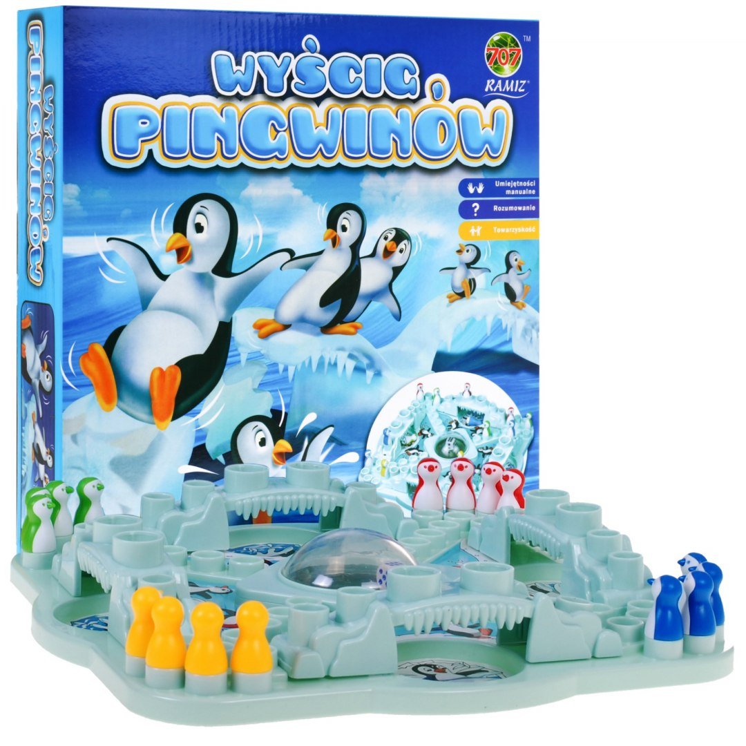 Pingviinide võidusõit mäng PL