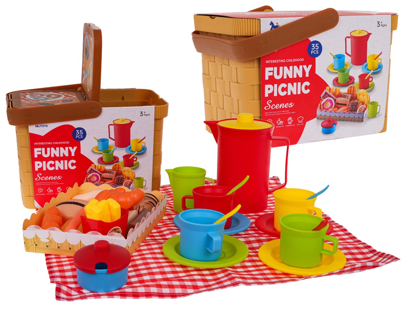 Piknikukomplekt 35 tk
