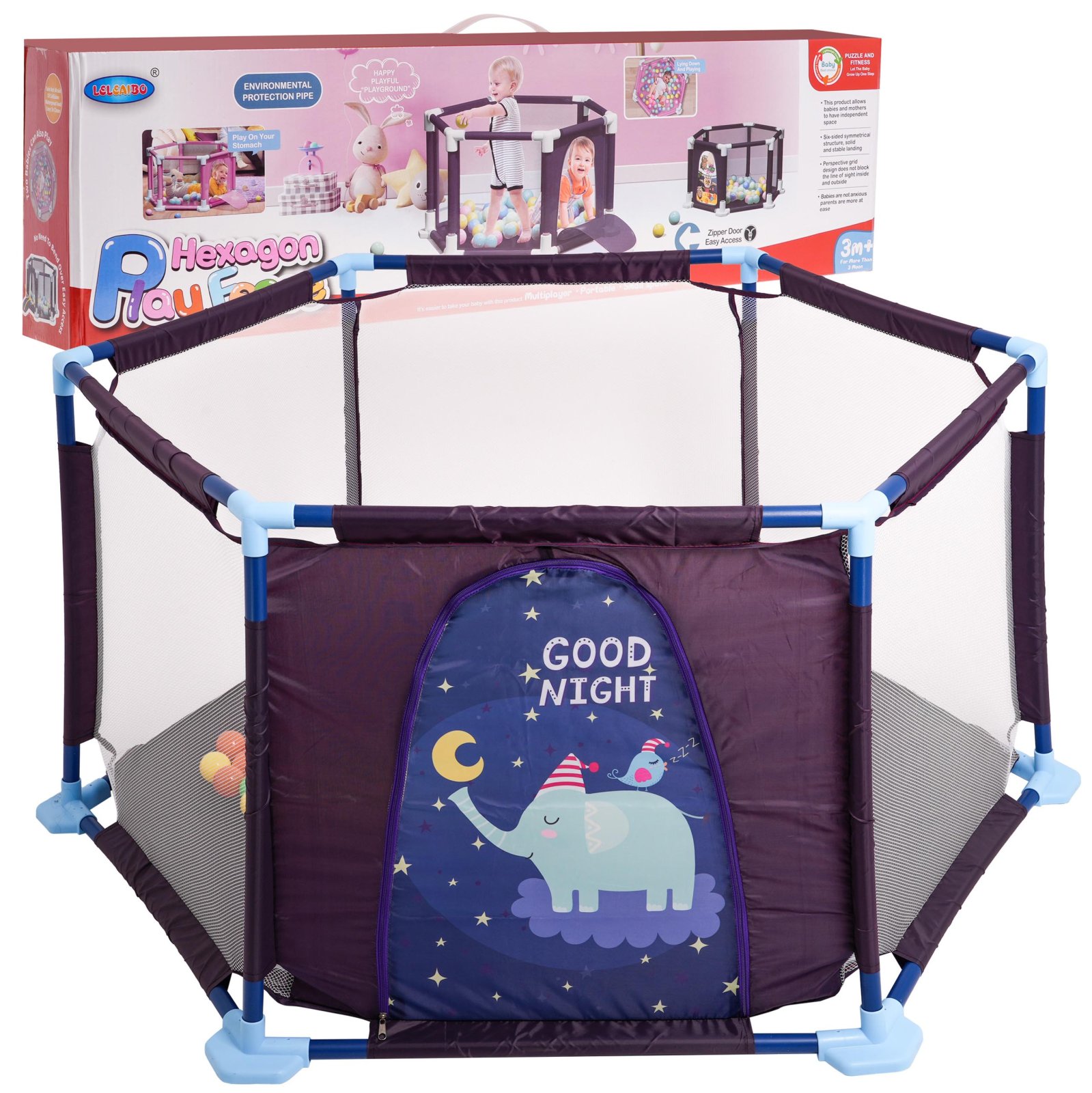 Playpen With Elephant Balls